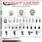 Service Caster 4'' Nylon Swivel 1-1/4'' Expanding Stem Caster Total Lock Brake SCC-EXTTL20S414-NYS-114 - alternate 3